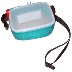 Food holder belt with container