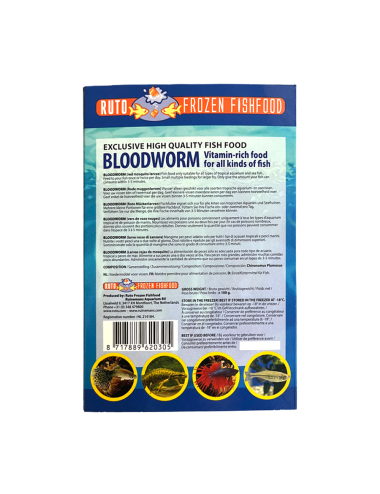RUTO - Bloodworm - Bloc - 20x100 g