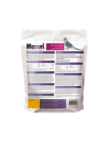 MAZURI - Mini Bird Diet - 900 g