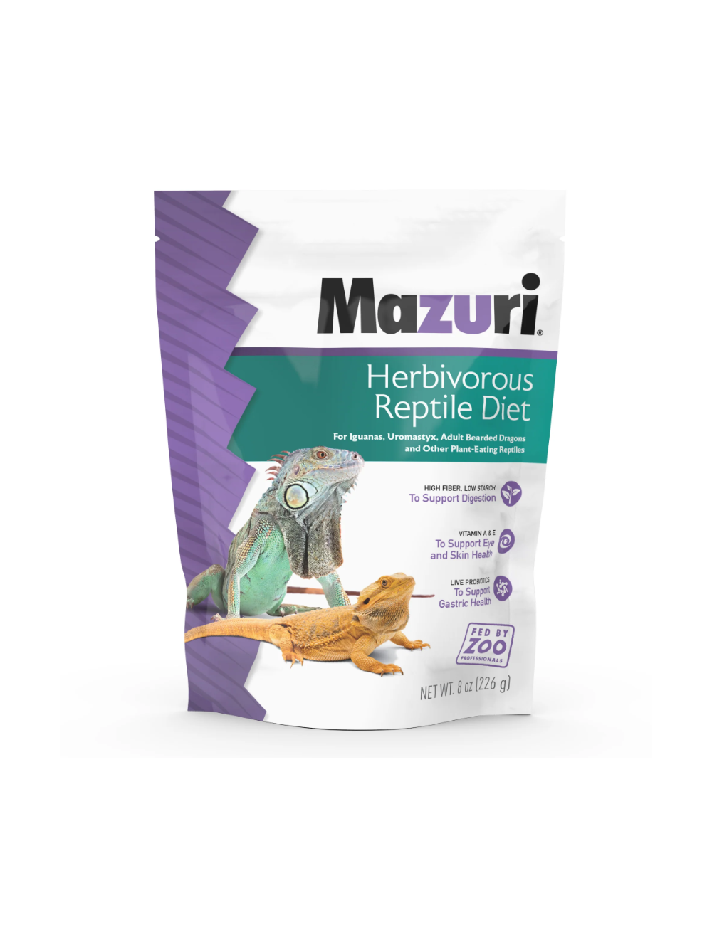 MAZURI - Herbivorous Reptile Diet - 226 g