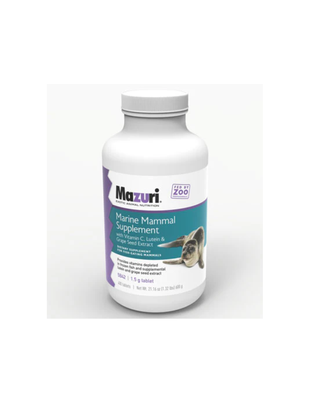 MAZURI - Marine Mammal Supplement with Vitamin C, Lutein & Grape Seed Extract
