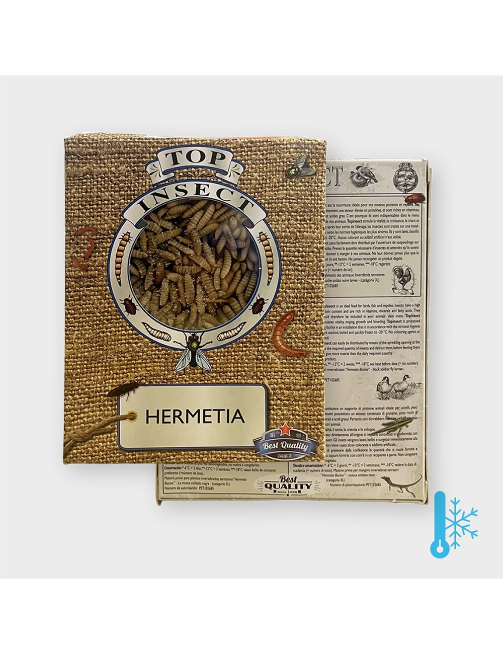 Larves hermetia - IQF