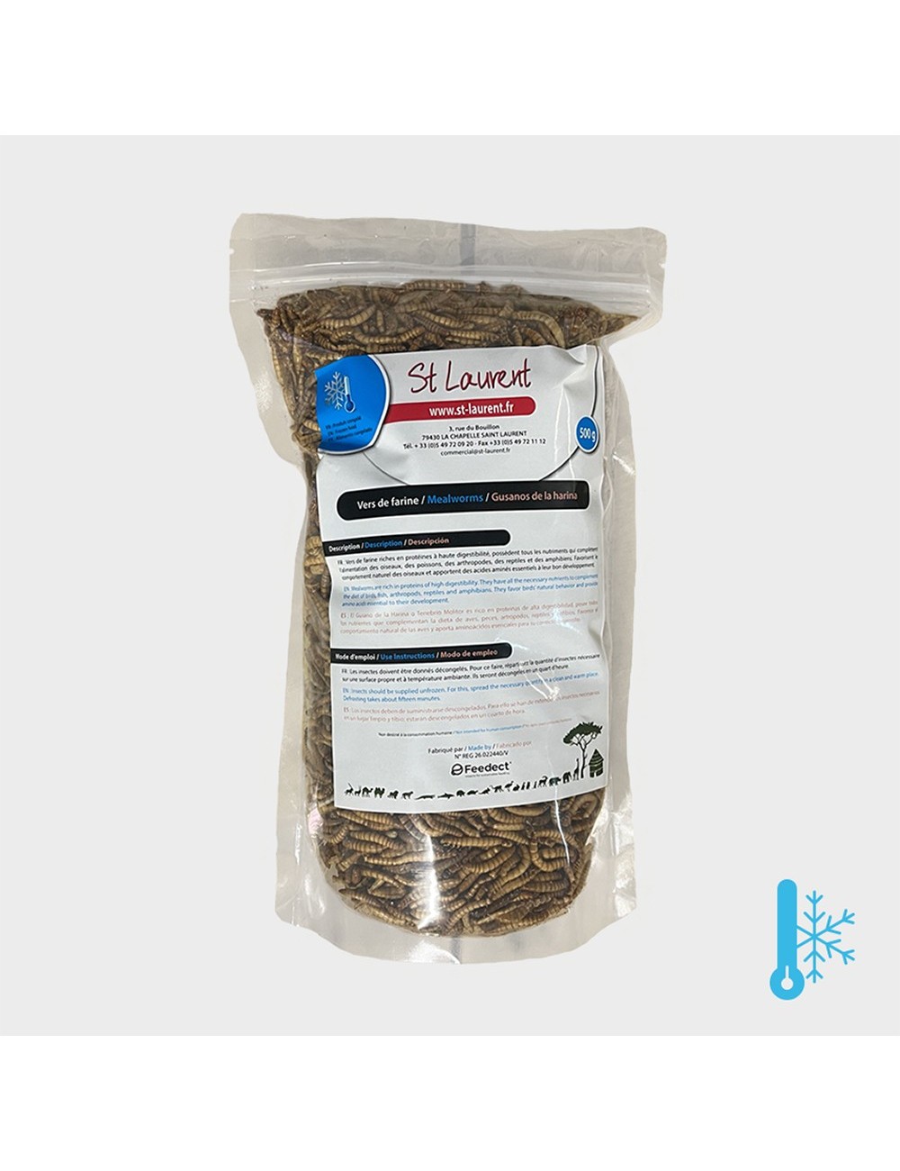 Vers de farine - IQF - 500 g
