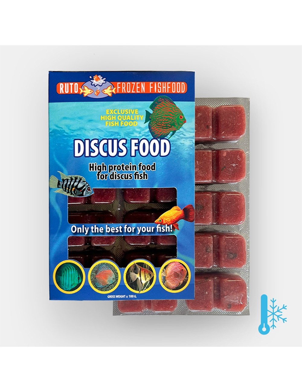 RUTO - Discus Food - Bloc - 20x100 g