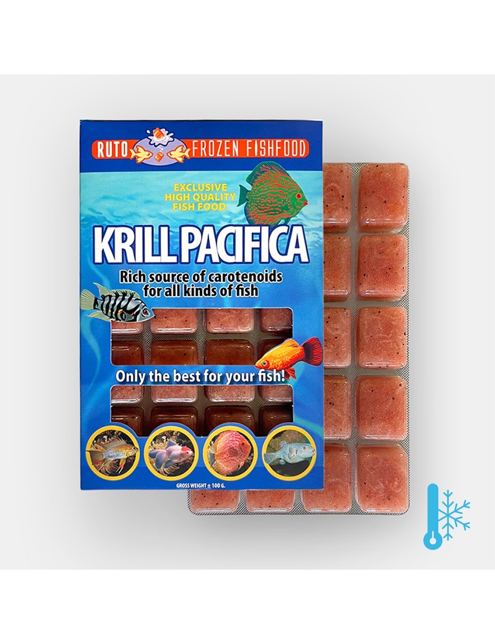 RUTO - Krill Pacifica - Bloc - 20x100 g