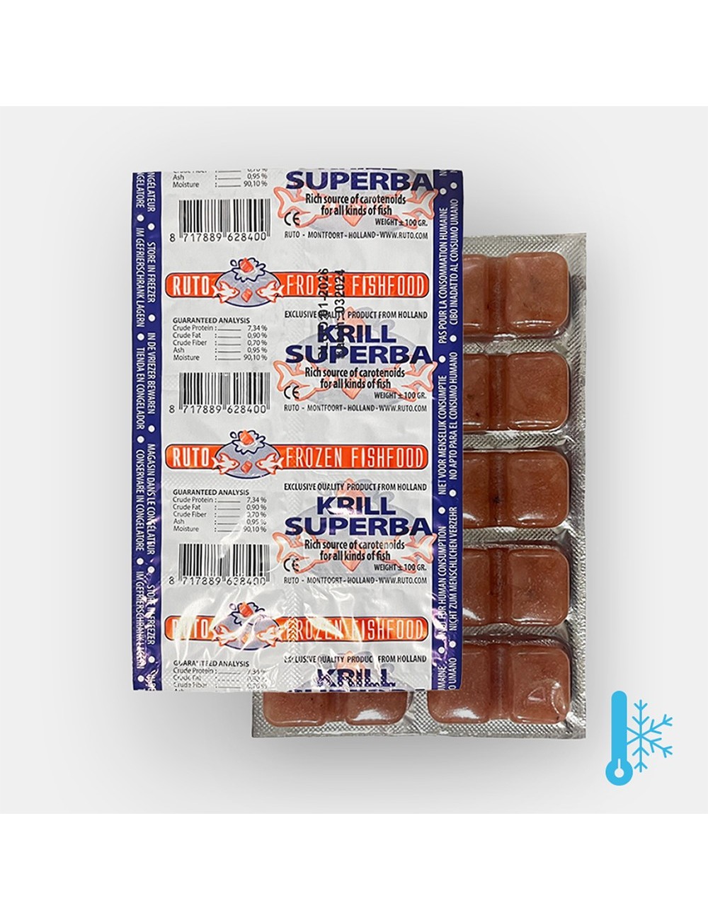 RUTO - Krill Superba - Bloc - 20x100 g
