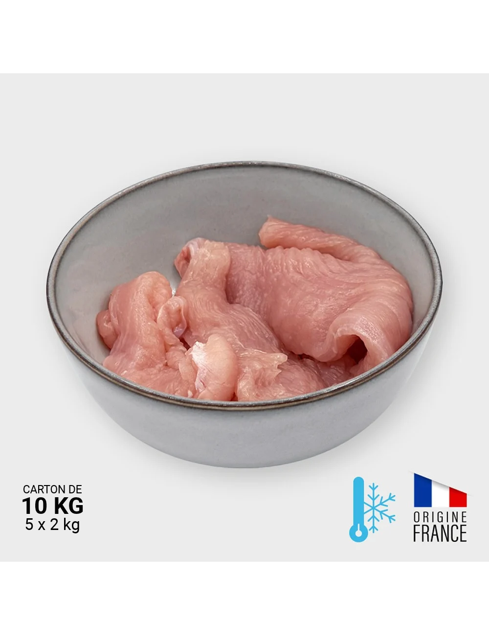 Turkey breast pieces - 5 x 2 kg | Saint Laurent