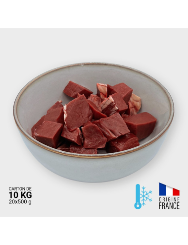 Coeur de boeuf en cube - 20 x 500 g | Saint Laurent