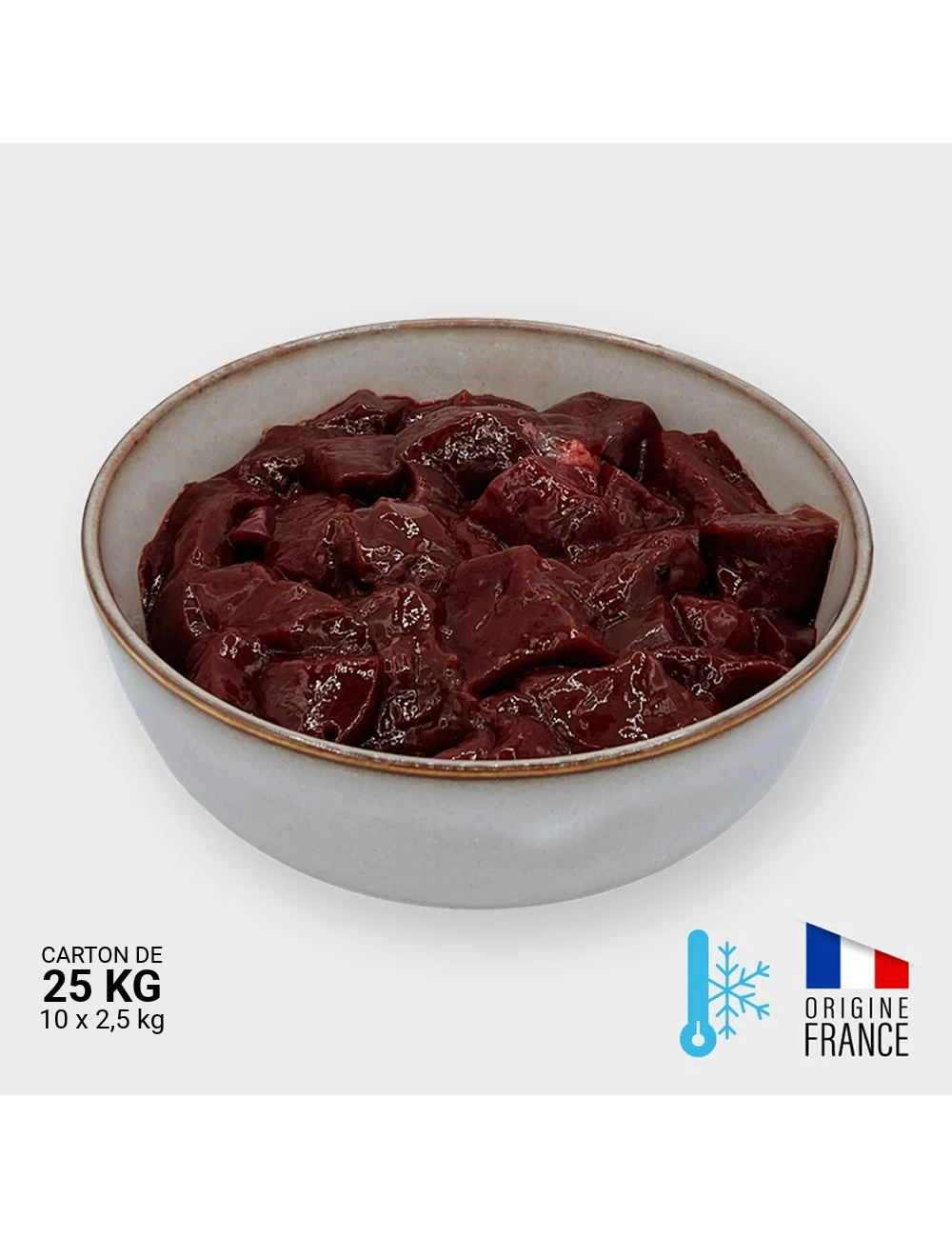 Beef liver - 10 x 2.5 kg | Saint Laurent