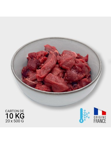 Viande de boeuf en cubes - 20 x 500 g | Saint Laurent