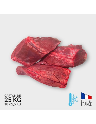 Corazón de vacuno en trozos - 10 x 2,5 kg | Saint Laurent