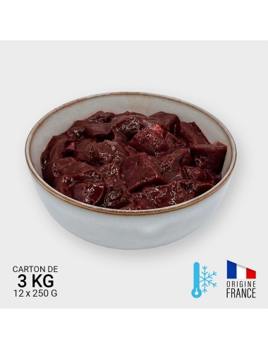 Foie de boeuf en cubes - 12 x 250 g | Saint Laurent