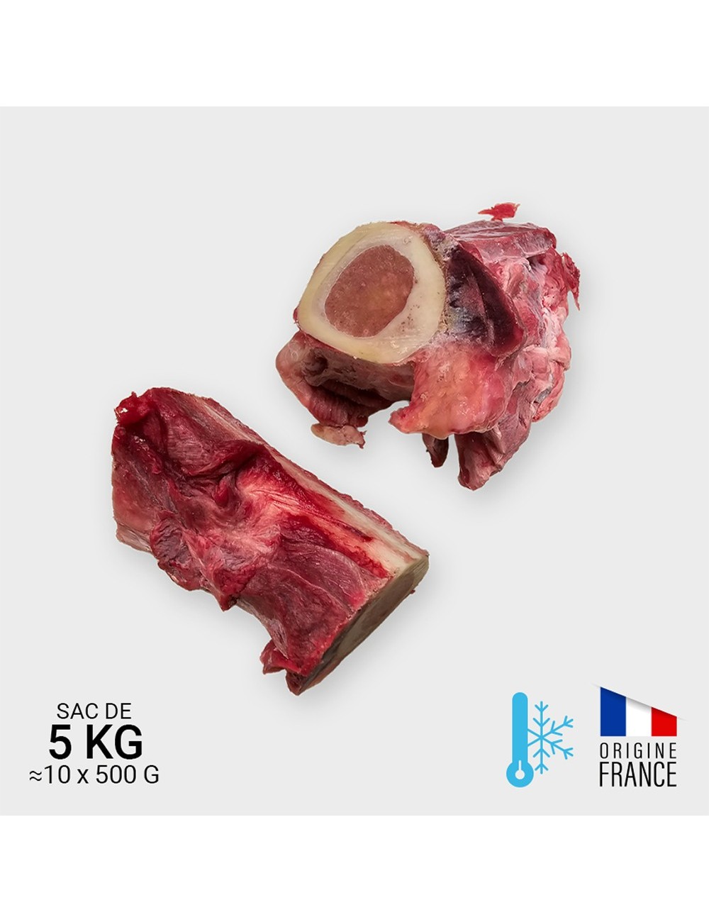 Cut beef bone - 5 kg | Saint Laurent
