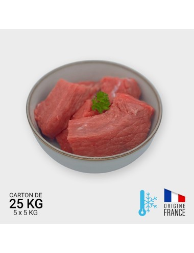 Viande de boeuf en gros cubes - 5 x 5 kg | Saint Laurent