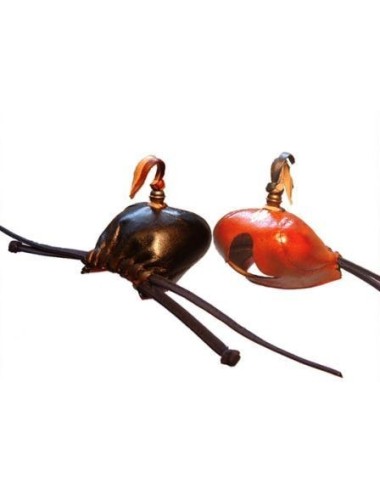 Chaperon animal arabe bicolore pour oiseaux de proies