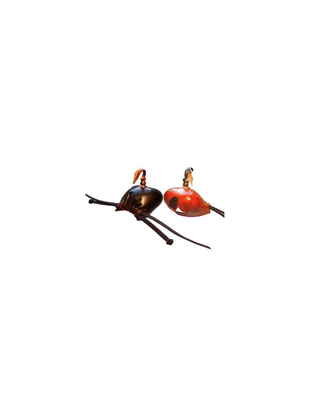 Chaperon animal arabe bicolore pour oiseaux de proies