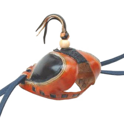 Chaperon animal bicolore pour oiseaux de proies