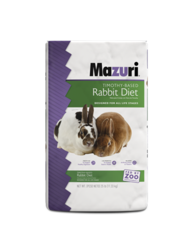 MAZURI - Timothy-Hay Based Rabbit Diet - 11,33 kg