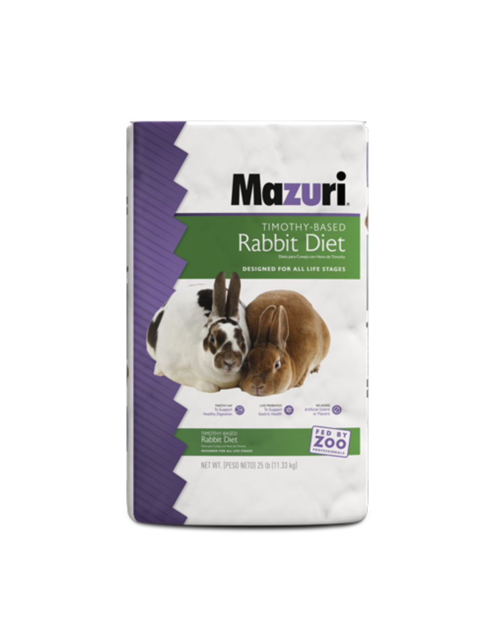 MAZURI - Timothy-Hay Based Rabbit Diet - 11,33 kg